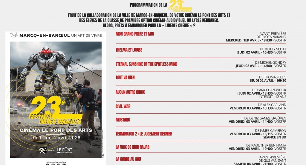 actualité FESTIVAL LIBRES REGARDS