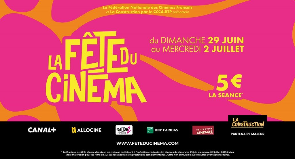 actualité En 2025, La Fête du Cinéma célèbre sa 40ème édition !